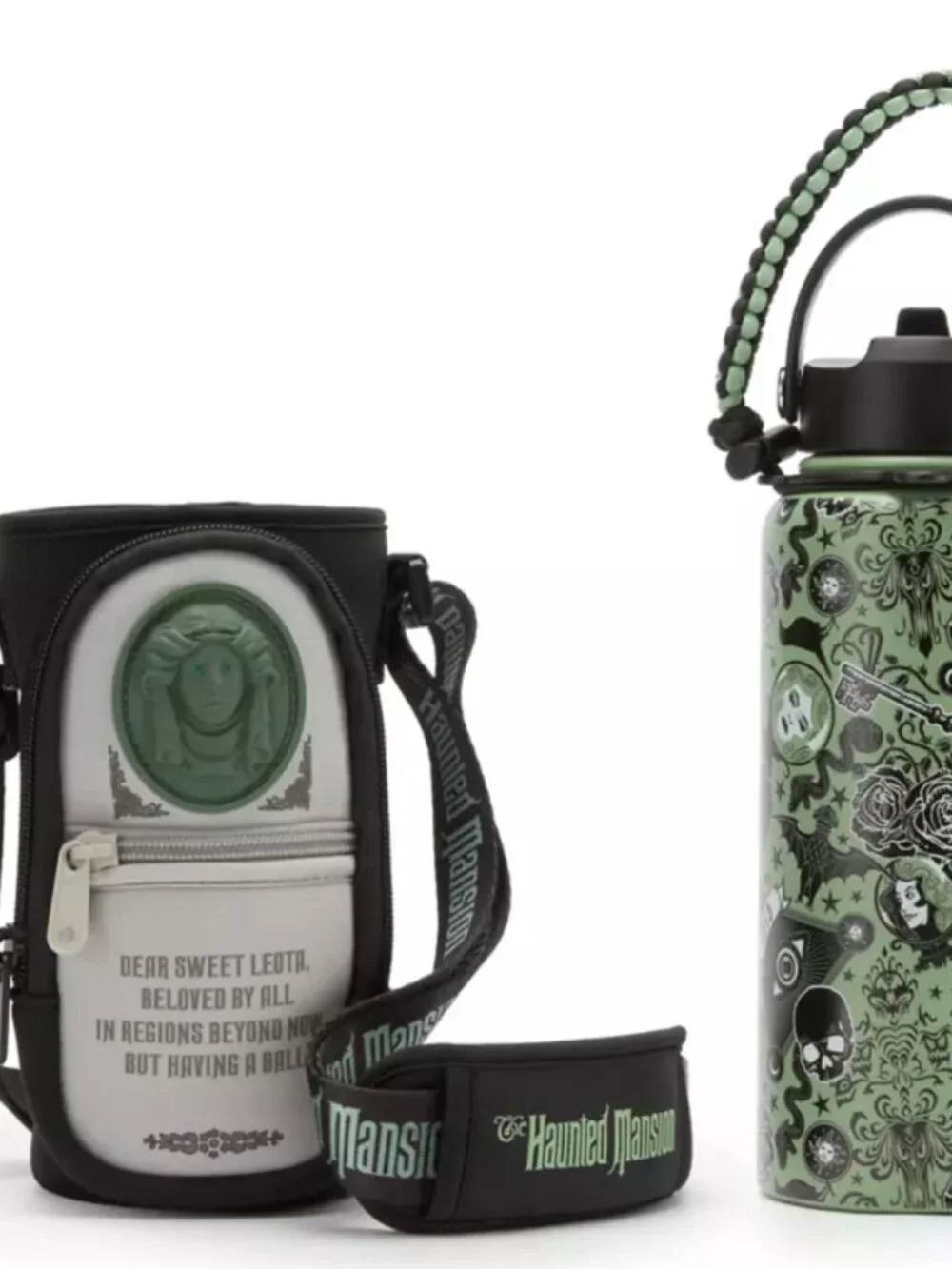 Disney Haunted Mansion Madame Leota 32 oz. Stainless Steel Water Bottle Bag